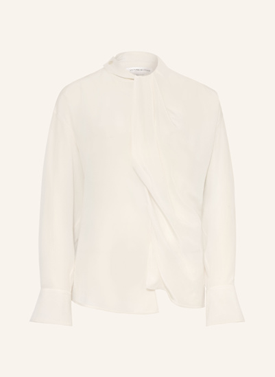 VICTORIA BECKHAM Schluppenbluse aus Seide mit Cut-out