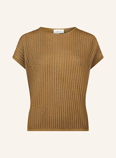 CARTOON Strickshirt mit Pailletten