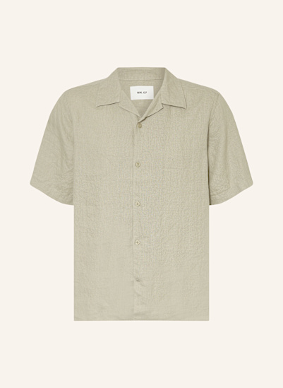 NN.07 Resorthemd JULIO Relaxed Fit aus Leinen