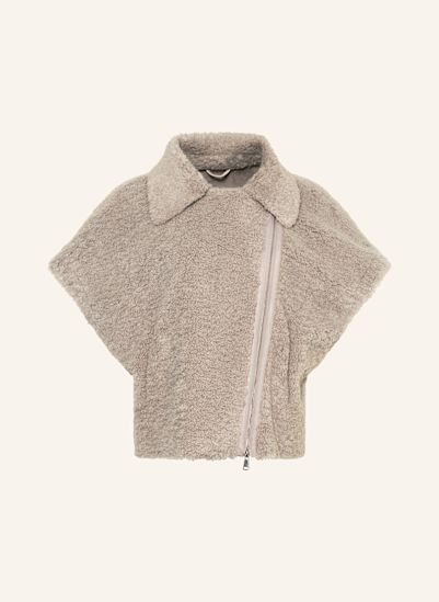 lilienfels Oversized-Weste aus Teddyfell