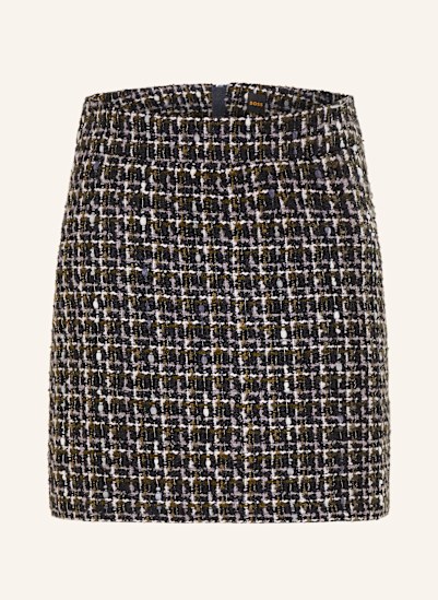 BOSS Bouclé-Rock VALEDI mit Glitzergarn