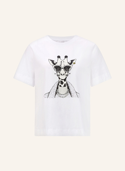 Rich & Royal T-Shirt mit Schmucksteinen