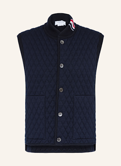 THOM BROWNE. Kamizelka pikowana