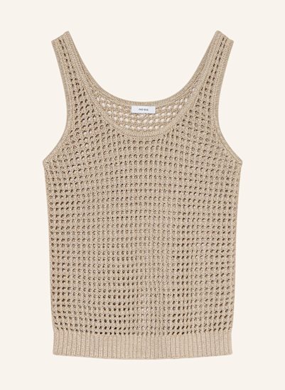 REISS Stricktop CLAUDIA aus Leinen