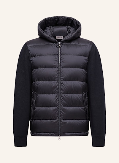 MONCLER Daunenjacke im Materialmix