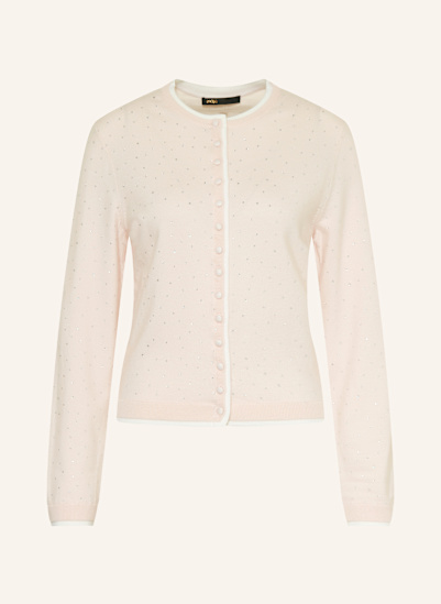 maje Strickjacke mit Schmucksteinen