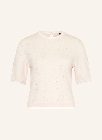maje Strickshirt mit Schmucksteinen