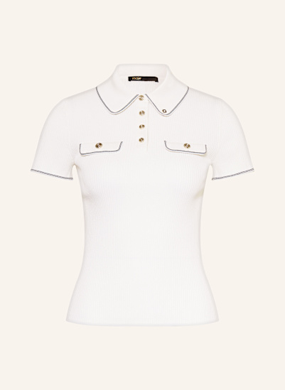 maje Strick-Poloshirt
