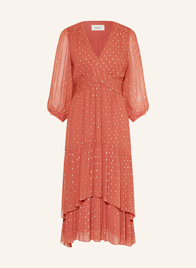 ba&sh Kleid MAIA mit Glitzergarn und Rüschen
