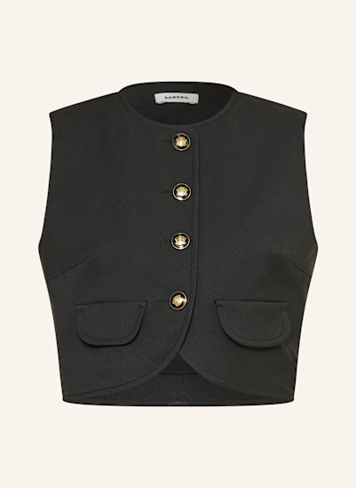 SANDRO Cropped-Weste