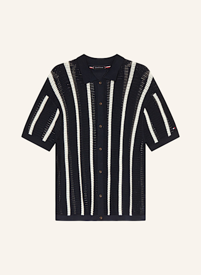TOMMY HILFIGER Strickhemd Regular Fit