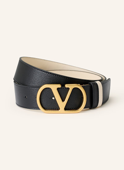 VALENTINO GARAVANI Reversible leather belt VLOGO SIGNATURE