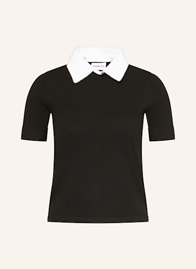 MARELLA Strickshirt mit abnehmbarem Kragen