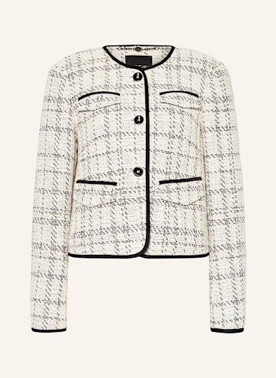 MARC CAIN Tweed-Jacke mit Glitzergarn