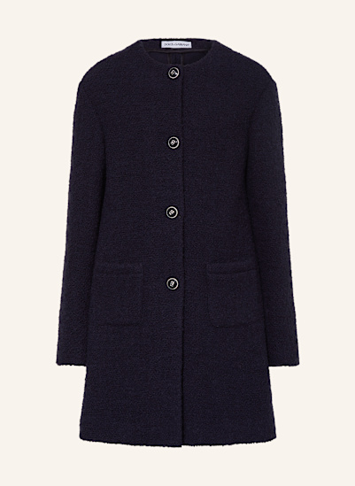 DOLCE & GABBANA Wollmantel aus Bouclé