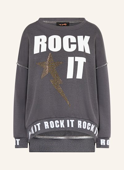 miss goodlife Sweatshirt ROCKET mit Schmucksteinen