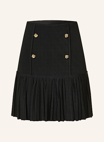 SANDRO Strickrock mit Plissees