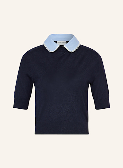 CLAUDIE PIERLOT Strickshirt mit abnehmbarem Kragen