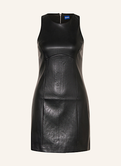HUGO Kleid KOEKLUS in Lederoptik