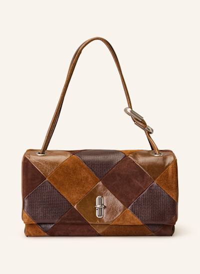 MARC JACOBS Handtasche THE SUEDE PATCHWORK LARGE DUAL BAG