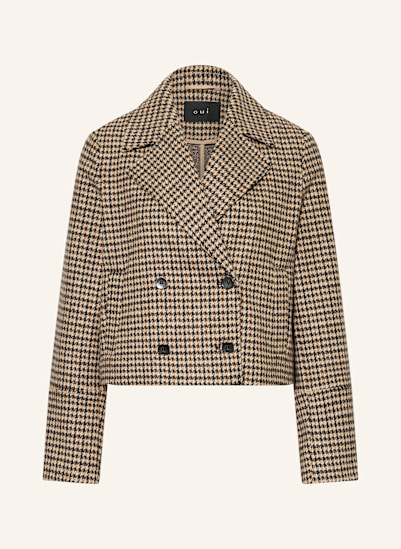 oui Kastenjacke mit Glitzergarn