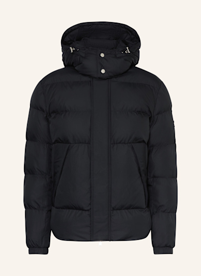 BOSS Quilted jacket CORBINIAN with removable hood