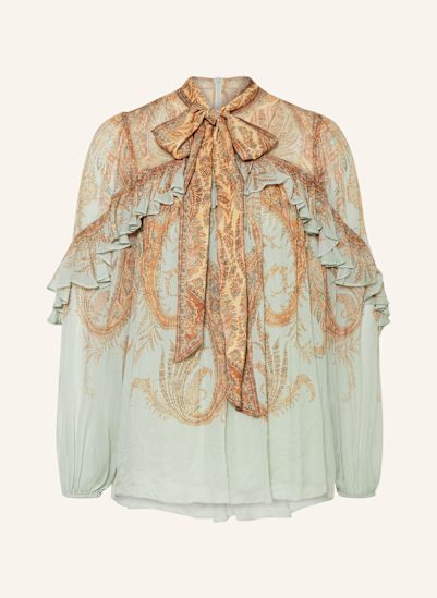 ZIMMERMANN Blusenshirt MEMENTO mit Rüschen und abnehmbarer Schluppe