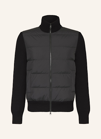 MONCLER Daunenjacke TRICOT im Materialmix