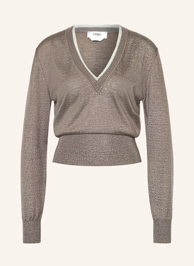 FENDI Pullover CASH mit Cashmere und Seide