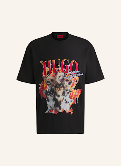 HUGO T-Shirt DUGIE Oversize Fit