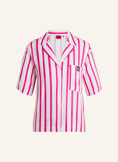 HUGO Pyjama-Oberteil JADE_SHIRT Relaxed Fit