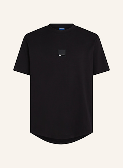 KARL LAGERFELD JEANS KLJ T-SHIRT MIT GESCHWUNGENEM SAUM