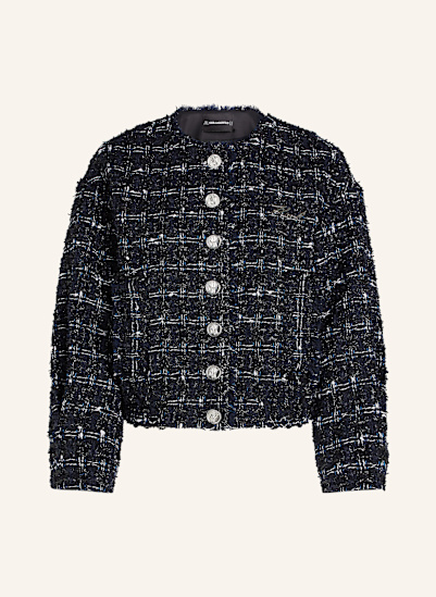 KARL LAGERFELD KARL ESSENTIAL BOMBERJACKE AUS BOUCLÉ