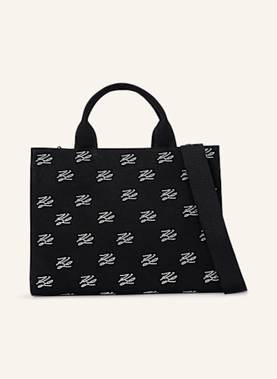 KARL LAGERFELD K/AUTOGRAPH SQUARE MEDIUM TOTE BAG