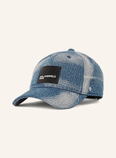 KARL LAGERFELD JEANS BLEACHED DENIM CAP