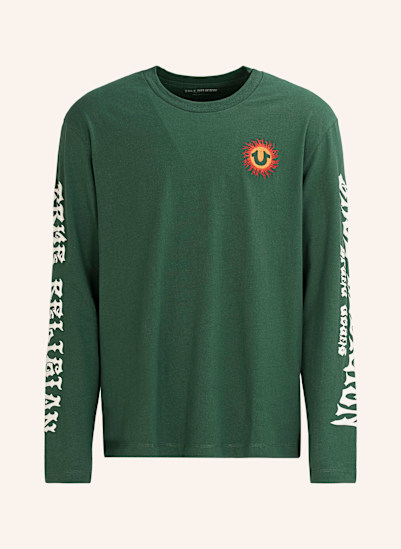 TRUE RELIGION LS BLAZING SUN TEE