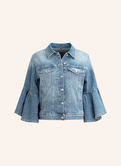 TRUE RELIGION Jeansjacke FLOUNCED