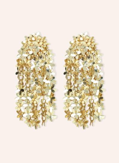 LOTT.gioielli Ohrhänger SEQUIN FLOWER RAIN GOLD by GLAMBOU