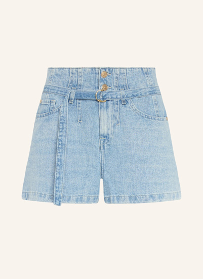 7 for all mankind BELTED Denim Shorts