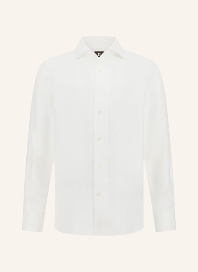 BOGGI MILANO Leinenhemd Regular Fit