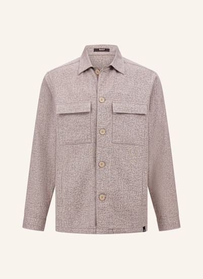 BOGGI MILANO Overshirt mit Leinen