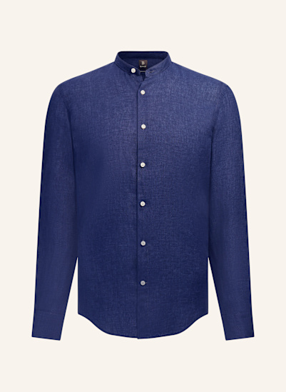 BOGGI MILANO Leinenhemd Regular Fit