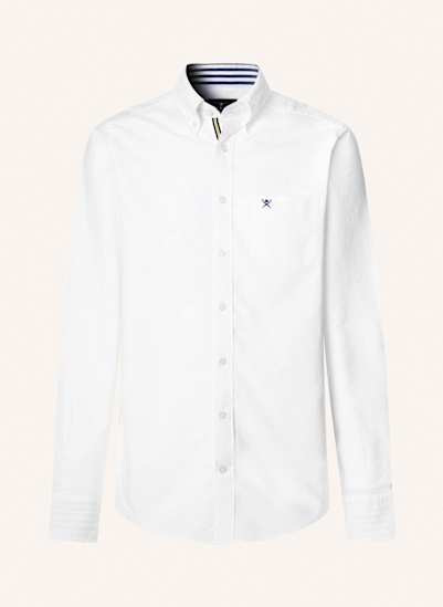 HACKETT LONDON Freizeithemd WHT OXFORD MULTI