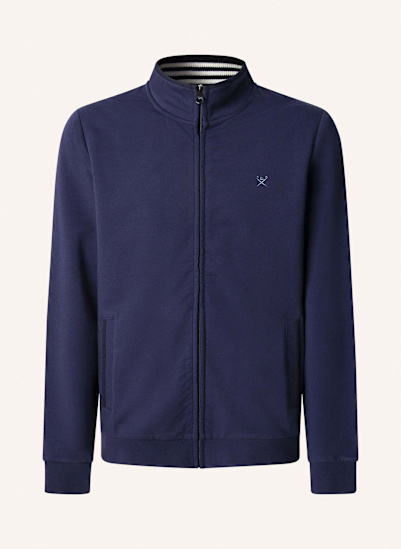 HACKETT LONDON Sweatjacke STRIPE COLLAR FZ