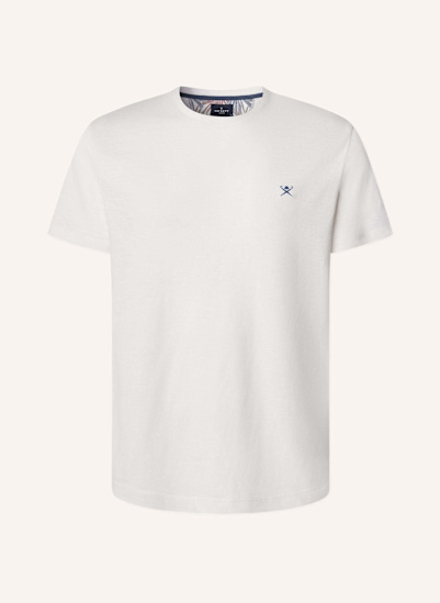 HACKETT LONDON T-Shirt SWIM PALM COTT LINEN T