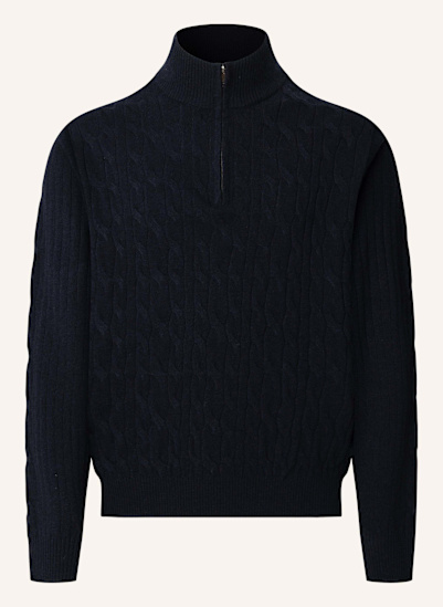 HACKETT LONDON Pullover LAMBSWOOL CABLE HZIP