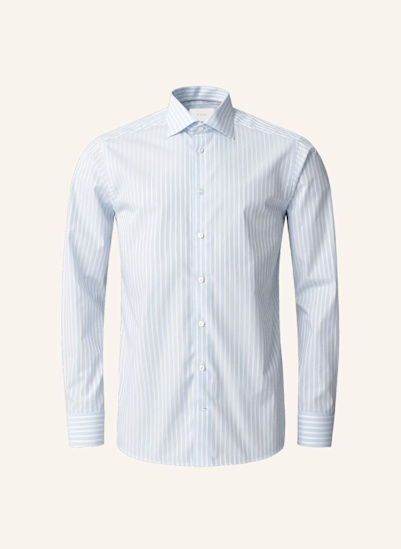 ETON Hemd Baumwolle Piqué Gestreift Contemporary Fit