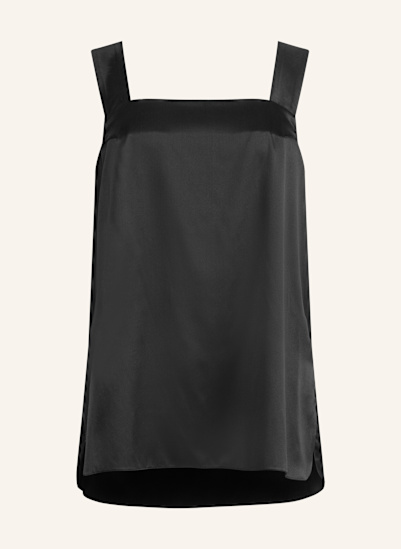 Helene Galwas Tanktop aus Seidensatin ALBINARE