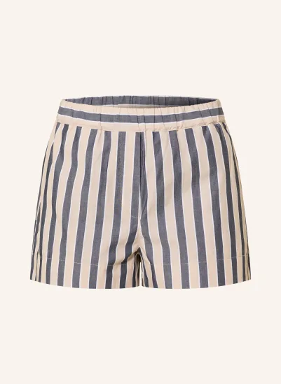 MRS & HUGS Shorts DUNKELBLAU / BEIGE / WEISS