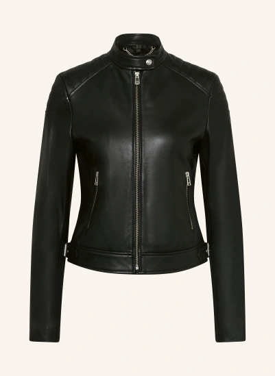 BELSTAFF Lederjacke MOLLISON SCHWARZ